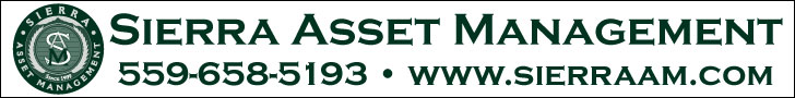 Advertisement for Sierra Asset Management with logo